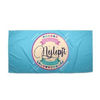 Ručník Všechno nejlepší k narozeninám: 70x140 cm