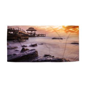 Ručník Mlha nad mořem: 70x140 cm