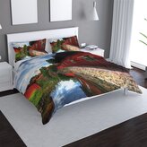 Povlečení Červený dům: 140x220 / 90x70