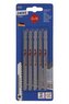 Plátky do přímočaré pily HSS 100/1.3mm 5ks 31120