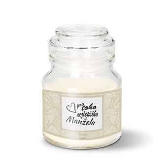 Svíčka Pro toho nejlepšího manžela: 120 g