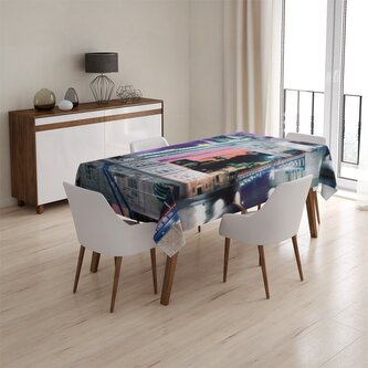 Ubrus Tower Bridge: 130x130 cm