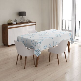 Ubrus Kreslení nejmenších: 130x130 cm Ubrus Kreslení nejmenších: 130x130 cm