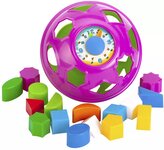 Vkládačka baby UFO s hodinami 17cm 16 tvarů