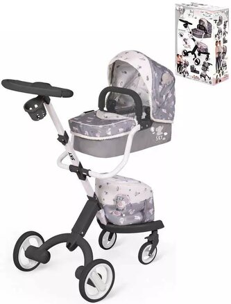 DECUEVAS Kočárek Sky 2020 3v1 s taškou pro panenku miminko