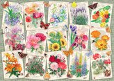 RAVENSBURGER Puzzle Oblíbené květiny venkovských zahrad 1000 dílků