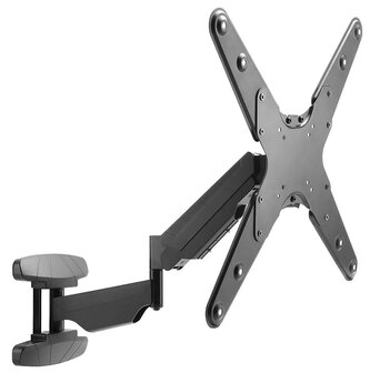 Neomounts  WL70-550BL14/Držák displeje/na stěnu/32-55"/sklopný/rotace/plynový píst/3 čepy/VESA 400X400/nosn. 30kg/černý