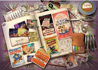 RAVENSBURGER Puzzle Disney: 1940 Mickeyho výročí 1000 dílků