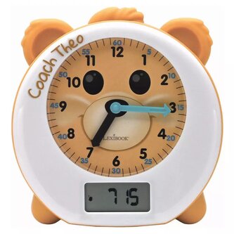 Dětský budík Coach Theo s vícebarevným osvětlením, vypráví pohádky v angličtině