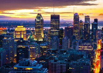 ENJOY Puzzle Noční Montreal, Kanada 1000 dílků