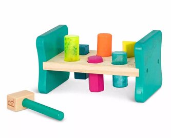 Zatloukačka dřevěná Pound & Play