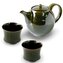 Japonská čajová souprava Hotaru zelená 3 ks