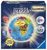 RAVENSBURGER 3D Svítící puzzleball Globus 72 dílků