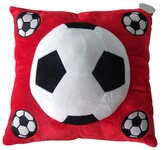 Polštář Fotbal červený 35 cm