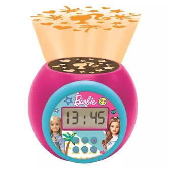 Dětský budík Barbie s projektorem