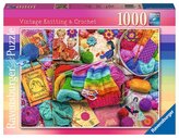 RAVENSBURGER Puzzle Pletení a háčkování 1000 dílků
