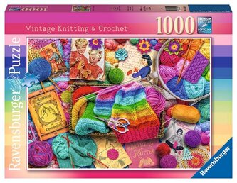 RAVENSBURGER Puzzle Pletení a háčkování 1000 dílků