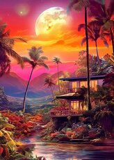 ENJOY Puzzle Půvabný soumrak 1000 dílků