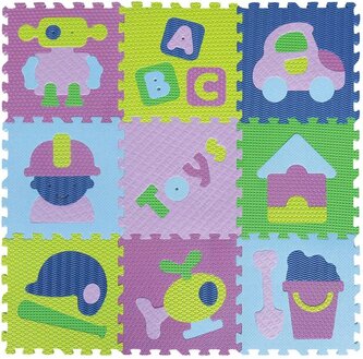 BABY GREAT Pěnové puzzle Klučičí hračky SX (30x30)