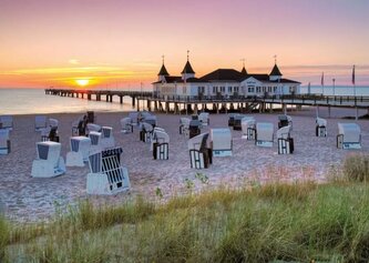 RAVENSBURGER Puzzle Ahlbeck, ostrov Uznojem (Usedom) 1000 dílků
