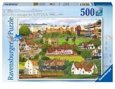 RAVENSBURGER Puzzle Útěk do Suffolku 500 dílků