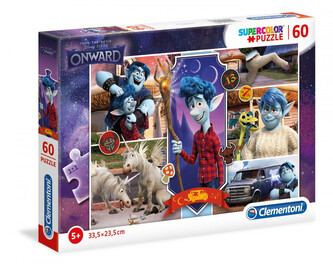 CLEMENTONI Puzzle Frčíme 60 dílků