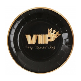 Papírové talíře - VIP 22,5 cm - 10 ks