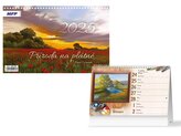 Příroda na plátně 2025 - stolní kalendář
