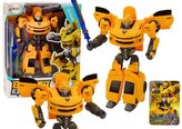 Auto-Robot 2w1 transformacja sportowy żółty