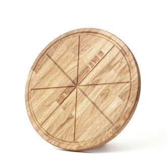 Dřevěný talíř na pizzu o průměru 34 cm