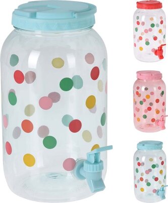 láhev 3,75l, PUNTÍK s kohoutem, držadlo, plast