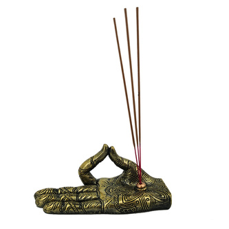 Stojánek - vonné tyčinky - Buddha - dlaň
