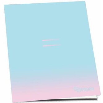 Sešit "Pastel Colours", A4, linkovaný, 52 listů, PULSE 222168