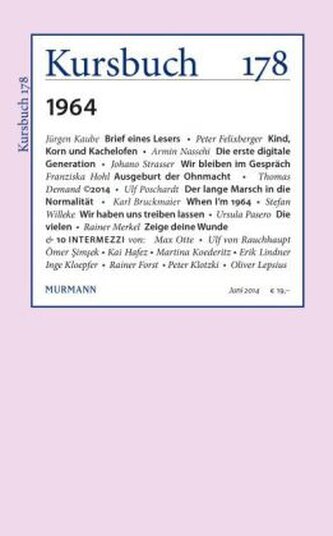 Kursbuch 178 Kursbuch 178