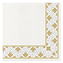 Ubrousky PAW AIRLAID 40x40 cm - Floral Frame Gold