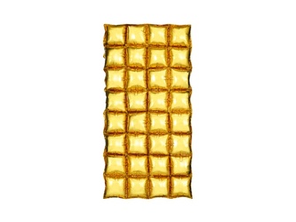 Foto pozadí - nafukovací mozaika zlatá  72 x 143 cm