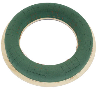 Věnec EKO 40 cm s aranžovací hmotou na květiny - mokrá 2 ks/balení