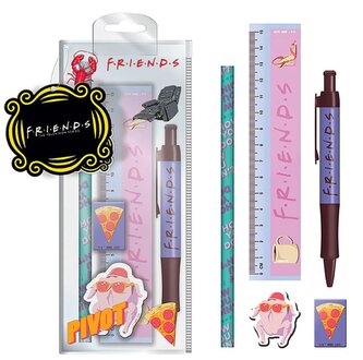 Set 5 kusů školních potřeb Friends|Přátelé: ISMS (8 x 21 cm) Set 5 kusů školních potřeb Friends|Přátelé: ISMS (8 x 21 cm)