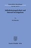 Selbstbelastungsfreiheit und Internal Investigations.