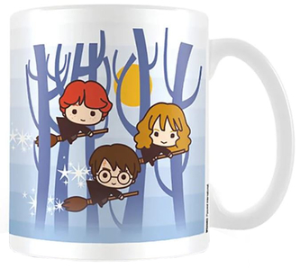 Keramický hrnek Harry Potter: Chibi Létající postavy (objem 315 ml)