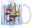 Keramický hrnek Harry Potter: Chibi Létající postavy (objem 315 ml)