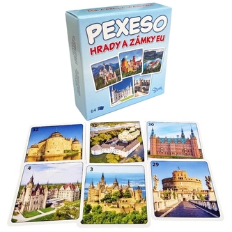 Pexeso Hrady a Zámky Evropy v krabičce