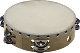Stagg STA-1208, dvouřadá tamburína s blánou, 8"