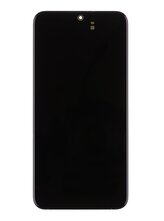 LCD display + Dotyk + Přední kryt Samsung S906B Galaxy S22+ Phantom Black (Service Pack)