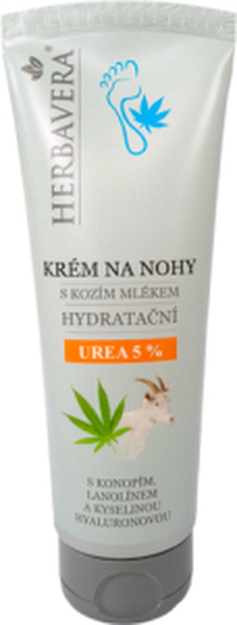 Herbavera krém na nohy s kozím mlékem a Urea, 120 ml
