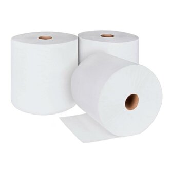 Průmyslová role bílá, 2 vrstvy, celulóza, výška 26cm, 240m (2ks v balení)