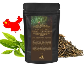 Černý čaj China Yunnan Lincang Jin Song Zhen (Golden Pine Needle) - 50 g Premium Selection Černý čaj China Yunnan Lincang Jin Song Zhen (Golden Pine Needle) - 50 g Premium Selection