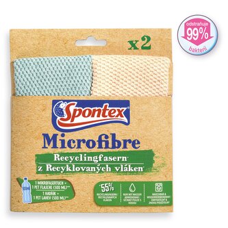Spontex Mikroutěrka z recyklovaných vláken 2ks