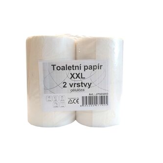 Toaletní papír XXL 50m, 2 vrstvy, celulóza (4 role v balení)