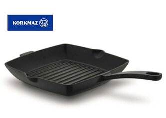 pánev 26x26cm, CASTA, černá, indukce, grilovací